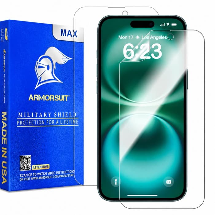 ArmorSuit [2 Pack] ArmorSuit MilitaryShield Screen Protector Film for Apple iPhone 16