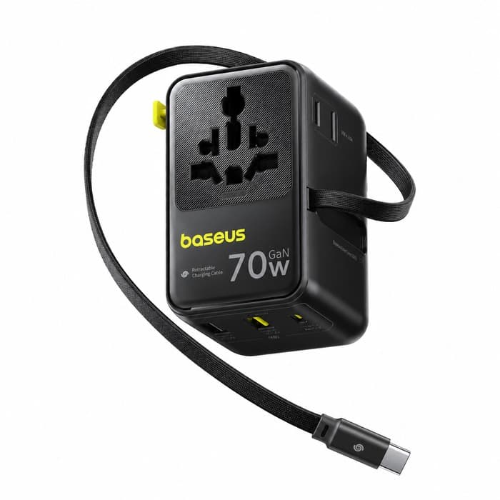 Baseus EnerCore CG11 Universal Travel Adapter 2AC+2U+2C 70W